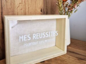 Écrin des réussites pour entrepreneure.